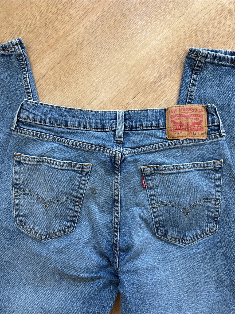 514 Levi's Straight Fit Men's Denim Jeans - 32x30 - Picture 5 of 8